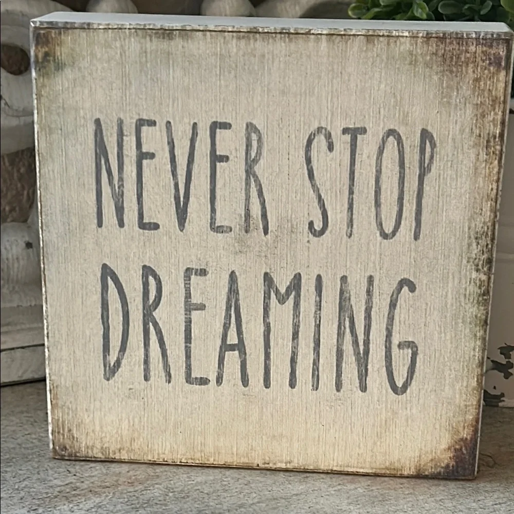 Boho Farmhouse Inspirational Neutral Wall Art Tabletop Decor
